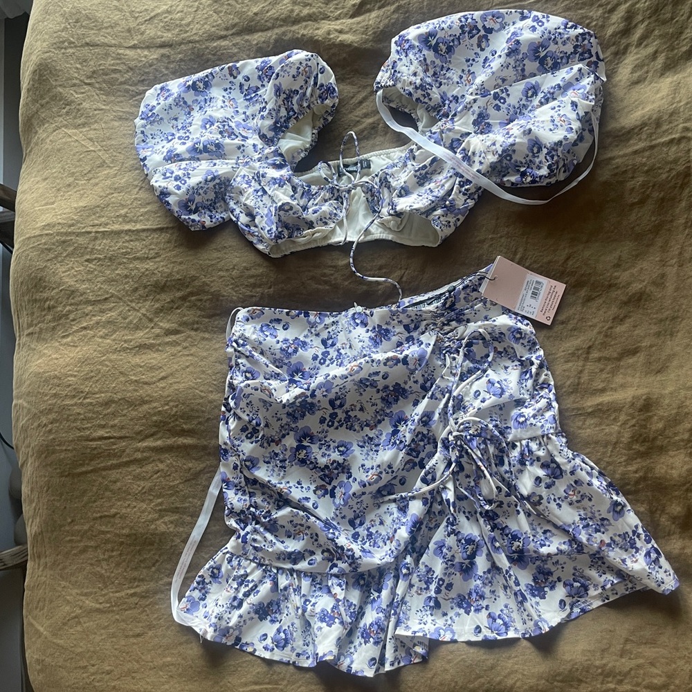 New Two piece skirt/top set from Missguided